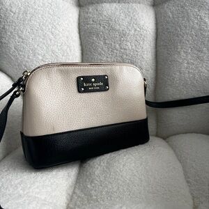 Kate Spade Two-Tone Black and Cream Crossbody Bag